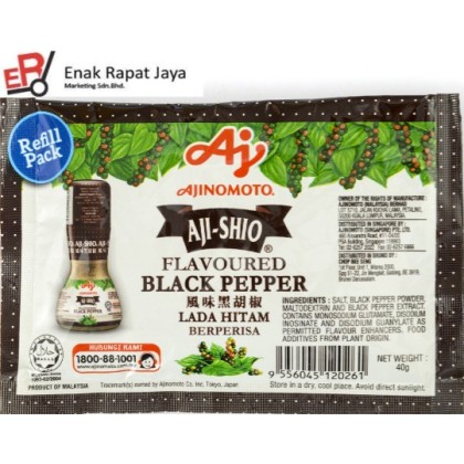 AJISHIO BLACK PEPPER (PACKET) [30pkx40g]