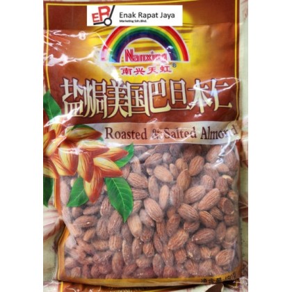 RAINBOW DRY ROASTED & SALTED ALMOND [480g]