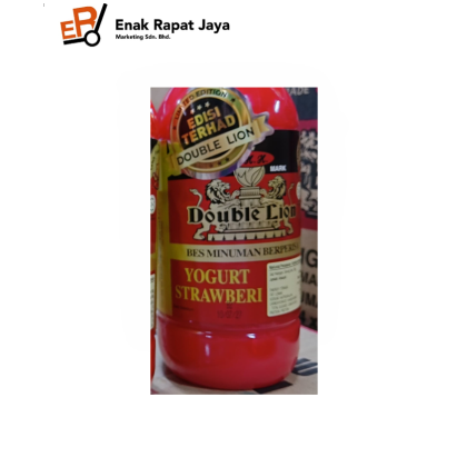 DOUBLE LION FLAVOURED CONCENTRADE [495ml] (YOGURT STRAWBERRY )