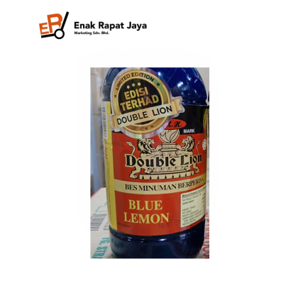 DOUBLE LION FLAVOURED CONCENTRADE [495ml] (BLUE LEMON)
