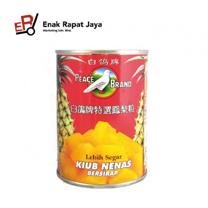 PEACE PINEAPPLE CUBE IN HEAVY SYRUP [565g]