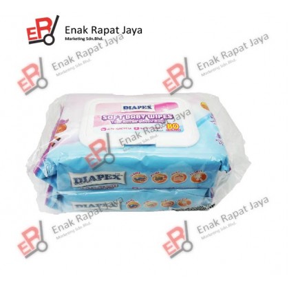 DIAPEX BABY WIPES [80's x2]