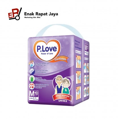 P LOVE DIAPERS (L-10's/M-10's/XL-8's)