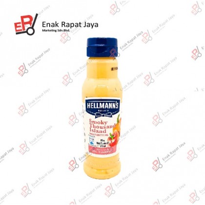 HELLMANN'S SMOKY THOUSAND ISLAND SALAD DRESSING (210ml)