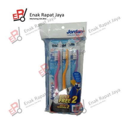 JORDAN TOOTHBRUSH SMILE (SOFT/MEDIUM)[(4+2)